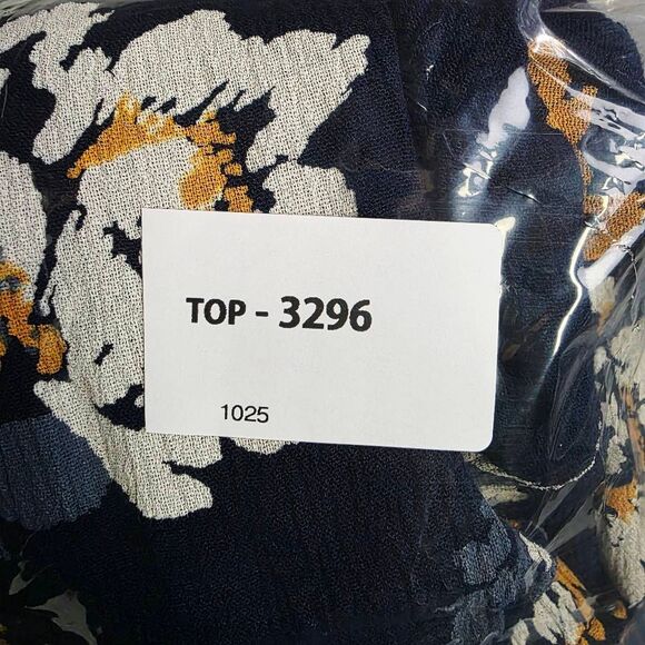 Maurices Navy Floral Kimono Cardigan 0/1 - Picture 10 of 10